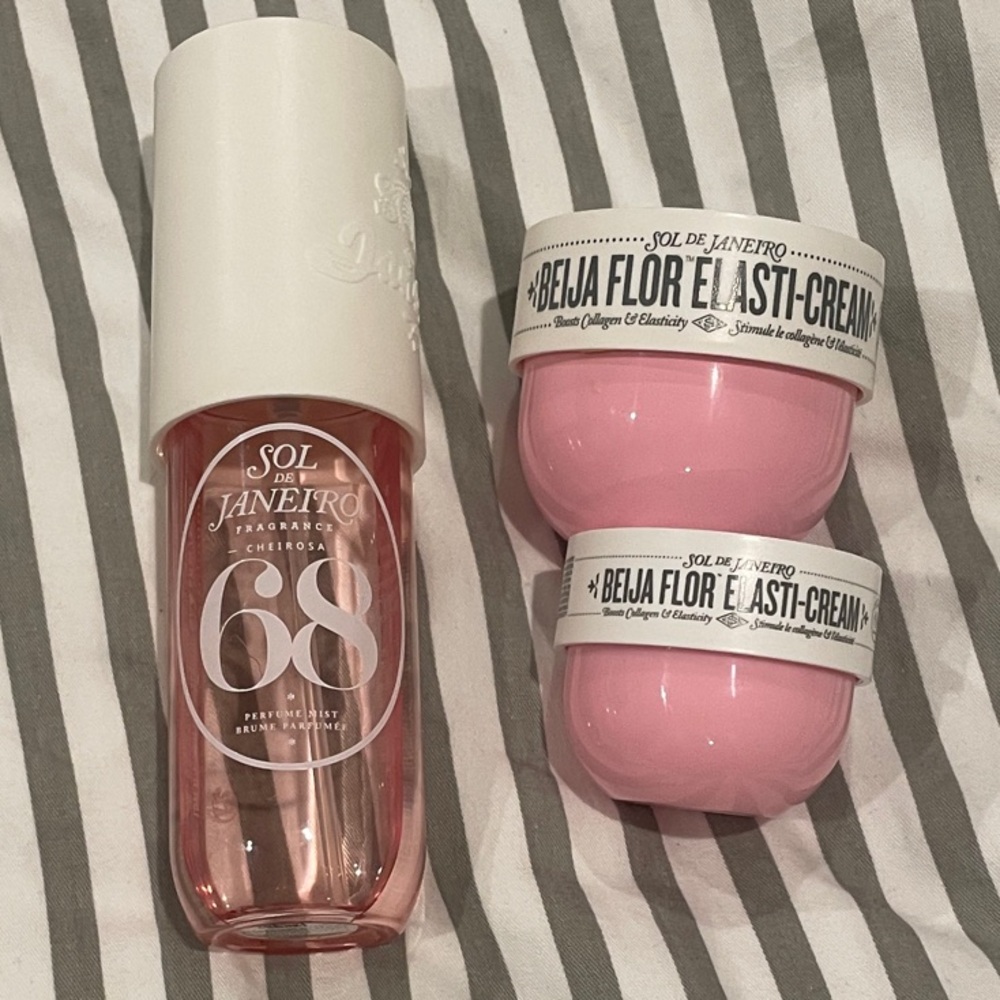 Sol de Janeiro 68 Mist and Beija Flor Cream Set - Pink and White